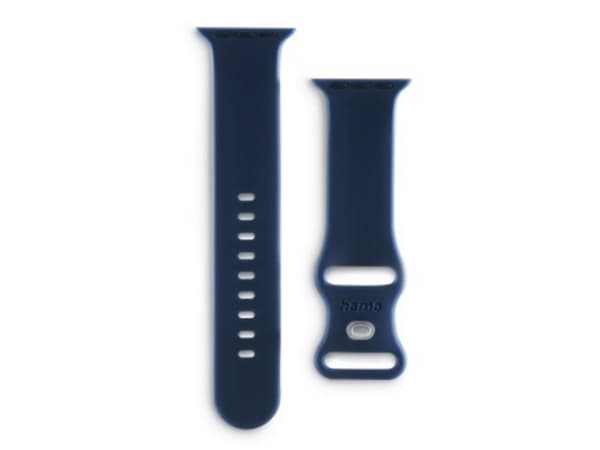 Hama 00215636, Band, Smartwatch, Blå, Apple, Apple Watch 42 / 44 / 45 / 49 mm, Silikon