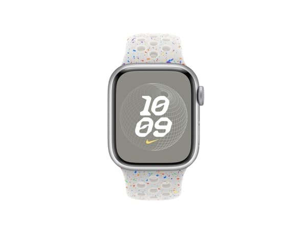 Apple Nike - Band för smart klocka - 41 mm - storlek S/M - ren platinum