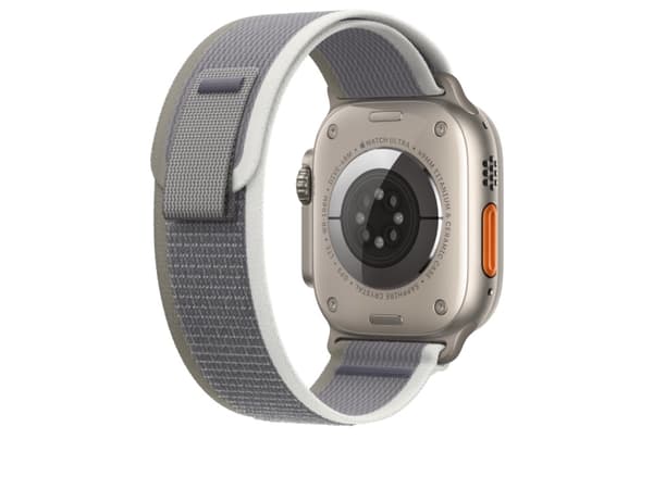 Apple - Sløyfe for smart armbåndsur - 49 mm - S/M-størrelse - grå, grønn