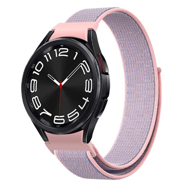 Full Fit Nylonarmband Samsung Galaxy Watch 6 Classic 47mm Rosa