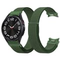 Miniatyrbild 4 av 4: Full Fit Nylonarmband Samsung Galaxy Watch 6 Classic 43mm Grön