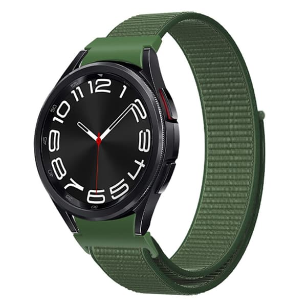 Full Fit Nylonarmband Samsung Galaxy Watch 6 Classic 43mm Grön