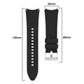 Miniatyrbild 6 av 6: Full Fit Silikonarmband Samsung Galaxy Watch 6 40mm Svart