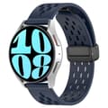 Miniatyrbild 1 av 6: Silikonarmband Sport Samsung Galaxy Watch 6 44mm Blå