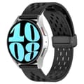 Miniatyrbild 1 av 7: Silikonarmband Sport Samsung Galaxy Watch 6 40mm Svart