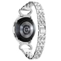 Miniatyrbild 1 av 4: Dual Rhinestone Armband Samsung Galaxy Watch 6 Classic 47mm Silver