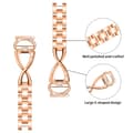 Miniatyrbild 3 av 3: Rhinestone Kristallarmband Samsung Galaxy Watch 6 40mm Roséguld