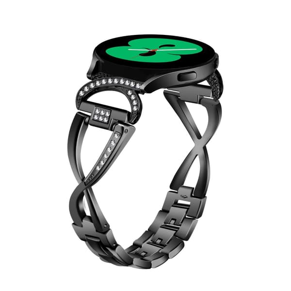 Rhinestone Kristallarmband Samsung Galaxy Watch 6 44mm Svart