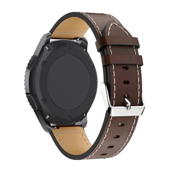 Klassiskt Läderarmband Samsung Galaxy Watch 6 Classic 43mm Brun