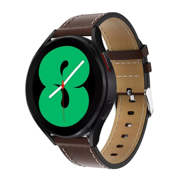 Klassiskt Läderarmband Samsung Galaxy Watch 6 Classic 43mm Brun