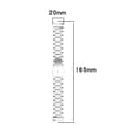 Miniatyrbild 5 av 5: Full Fit Metallarmband Samsung Galaxy Watch 6 Classic 43mm Silver