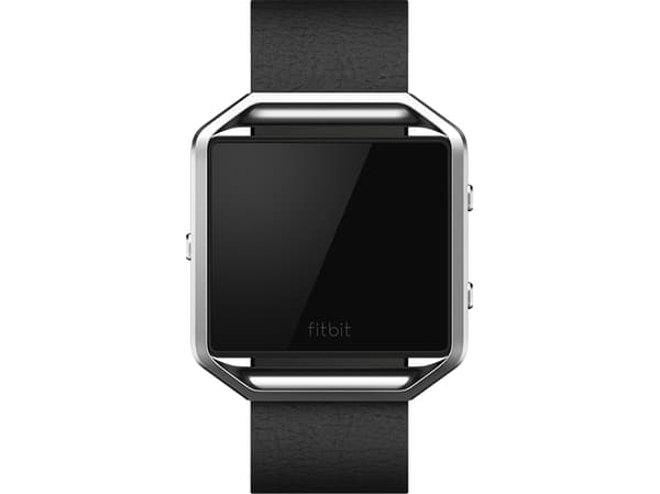 Fitbit Blaze Leather L, Yhtye, Aktiivisuuden seuraaja, Musta, Fitbit, Blaze, Nahka, Ruostumaton teräs