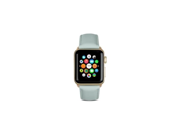 dbramante1928 Madrid, Band, Smartwatch, Turkos, Apple, 38 mm/40 mm, Läder