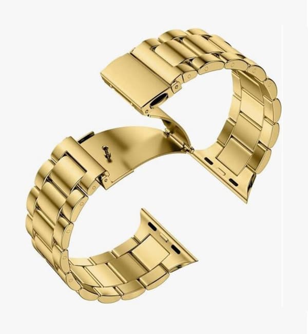 Elegant Metalarmbånd i Rustfrit Stål til Apple Watch