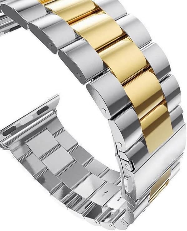Elegant Metalarmbånd i Rustfrit Stål til Apple Watch