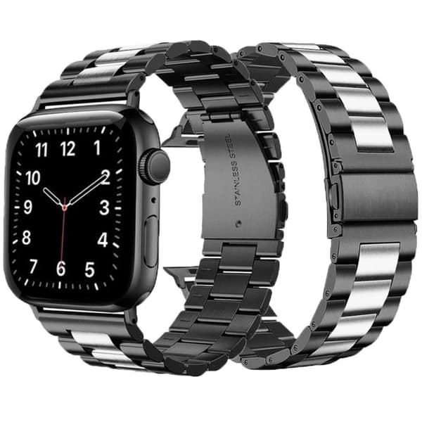 Elegant Metalarmbånd i Rustfrit Stål til Apple Watch