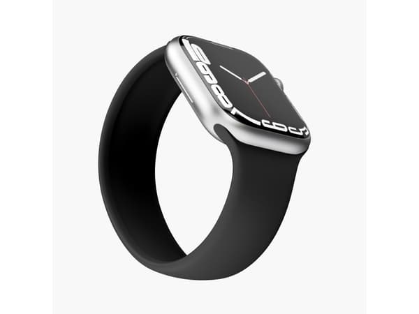 Vonmählen Solo Loop, Strap, Smartwatch, Black, Apple, Apple Watch 42 mm / 44 mm / 45 mm / 49 mm, Silicone