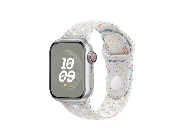 Apple Nike - Band för smart klocka - 41 mm - storlek M/L - ren platinum
