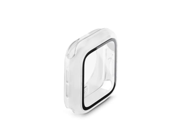 Hama 00210919, Etui, Smartklokke, Sort, Gjennomsiktig, Apple, Apple Watch 4/5/6/SE 1. Gen./SE 2. Gen, Slagbestandig, Ripebestandig, Vannbestandig