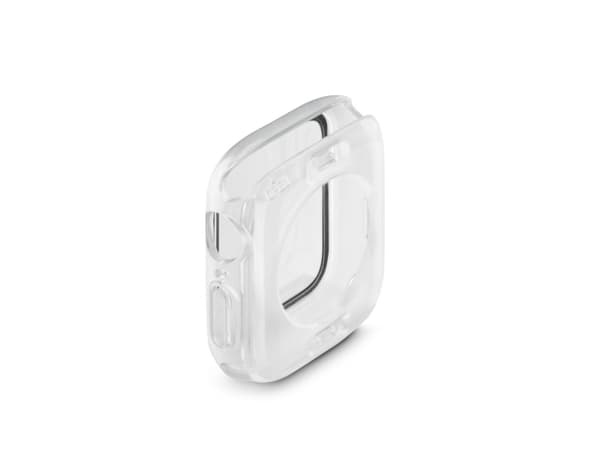 Hama 00210919, Etui, Smartklokke, Sort, Gjennomsiktig, Apple, Apple Watch 4/5/6/SE 1. Gen./SE 2. Gen, Slagbestandig, Ripebestandig, Vannbestandig