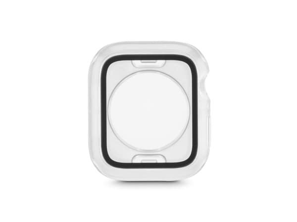 Hama 00210919, Etui, Smartklokke, Sort, Gjennomsiktig, Apple, Apple Watch 4/5/6/SE 1. Gen./SE 2. Gen, Slagbestandig, Ripebestandig, Vannbestandig