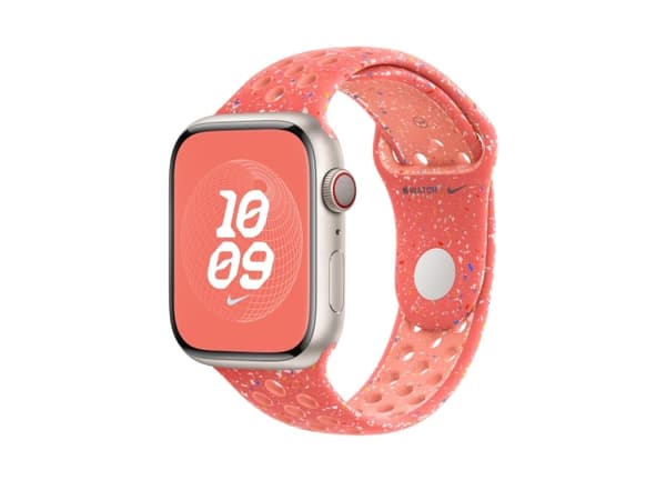 Apple Nike - Band för smart klocka - 45 mm - M/L (passar handleder på 160 - 210 mm) - magic ember