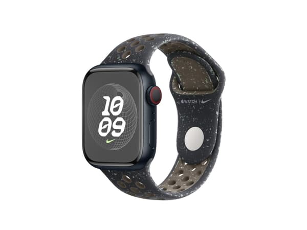 Apple MUUN3ZM/A, Yhtye, Älykello, Musta, Apple, Apple Watch 38 mm, 40 mm, 41 mm, Alumiini, Fluoroelastomeeri