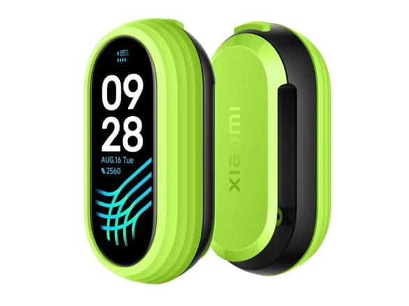 Xiaomi - Klips for aktivitetssporer - svart/grønn - for Xiaomi Smart Band 8