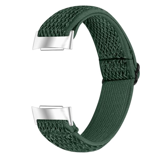 Vävd Nylonarmband Fitbit Charge 6 Grön