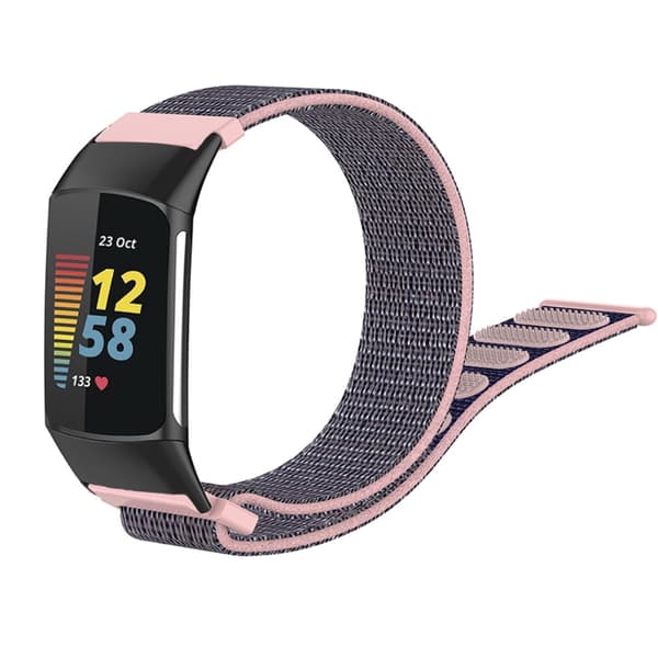 Nylonarmband Fitbit Charge 6 Rosa