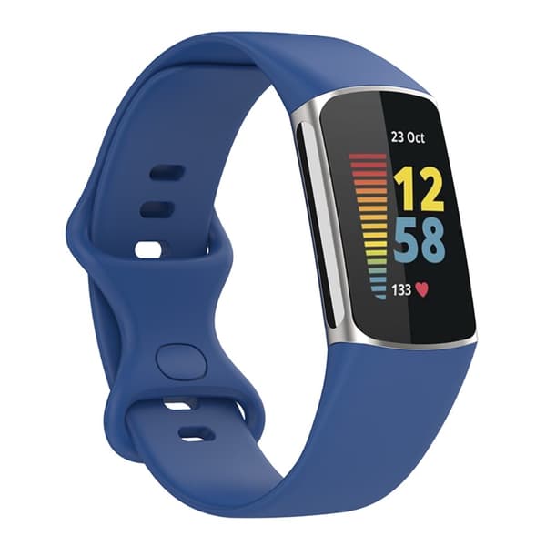 Silikonarmband Fitbit Charge 6 Mörkblå