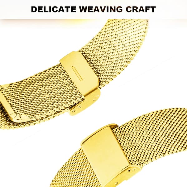 Milanese Mesh Bracelet Fitbit Charge 5 Guld