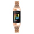 Miniatyrbild 3 av 4: Dual Rhinestone Armband Fitbit Charge 5 Roséguld