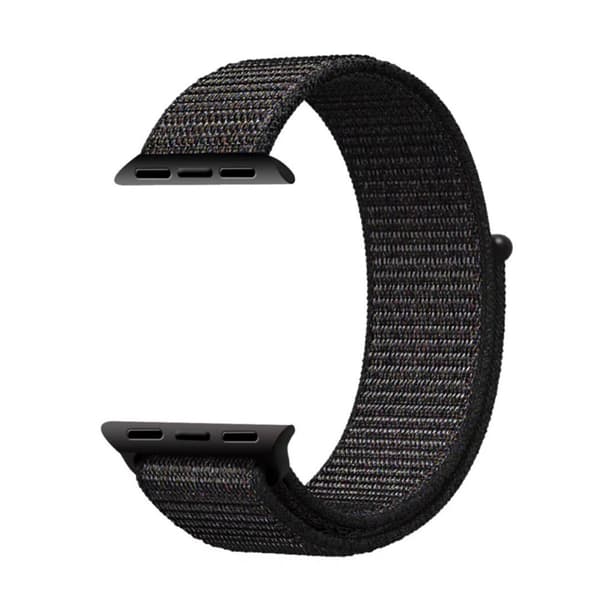 Nylonarmband Apple Watch 41mm Series 9 Svart