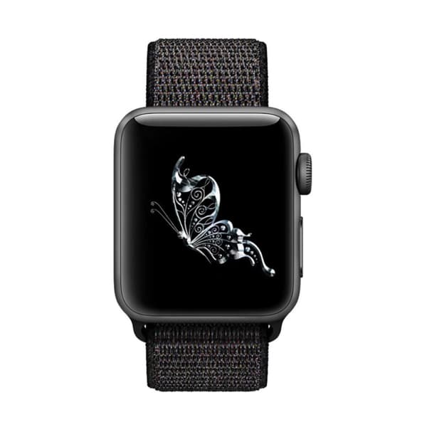 Nylonarmband Apple Watch 41mm Series 9 Svart