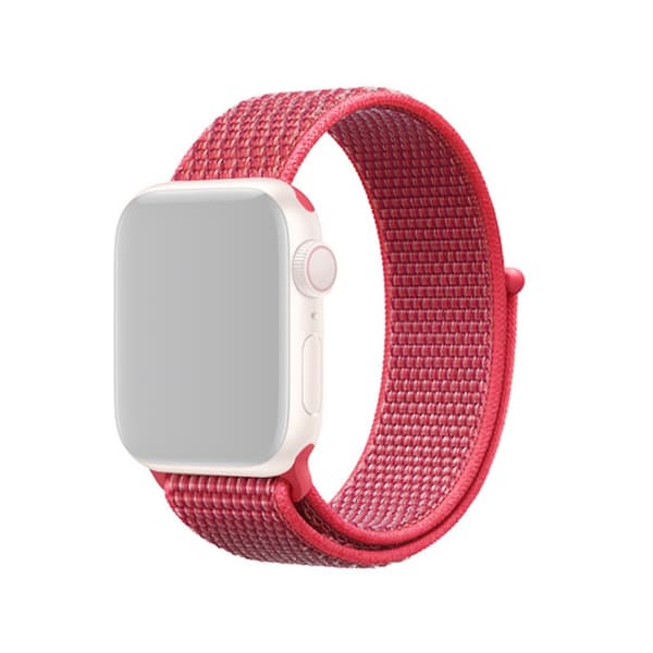 Nylonarmband Apple Watch 41mm Series 9 Röd