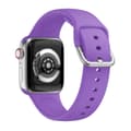 Miniatyrbild 3 av 4: Soft Silikonarmband Apple Watch 41mm Series 9 Lila