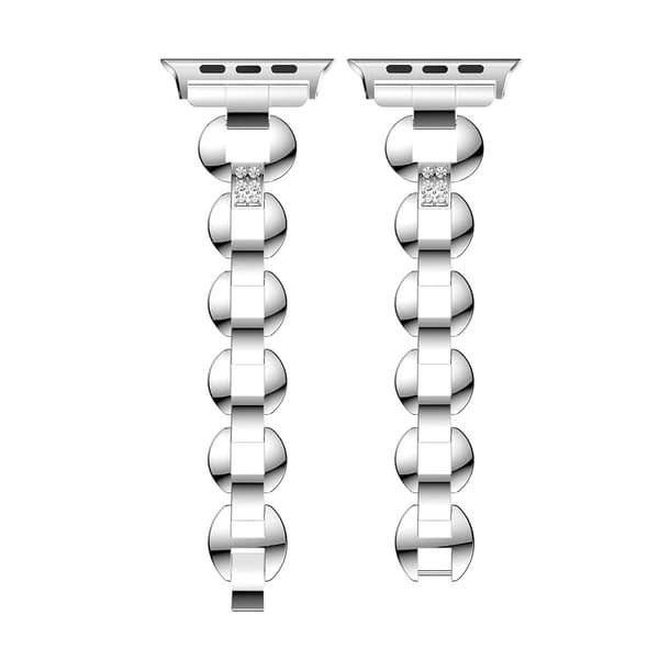 Diamonds Loop Apple Watch 41mm Series 9 Silver