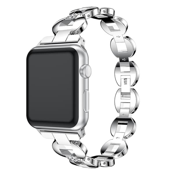 Diamonds Loop Apple Watch 41mm Series 9 Silver