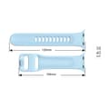 Miniatyrbild 3 av 4: Silikonarmband Apple Watch 41mm Series 9 Blå