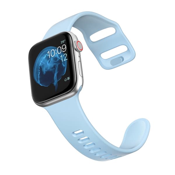 Silikonarmband Apple Watch 41mm Series 9 Blå