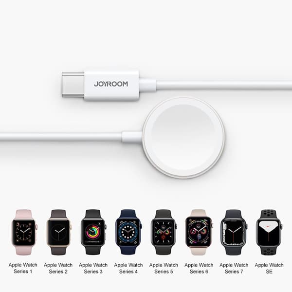 Joyroom Apple Watch Laddare Magnetisk USB-C Vit