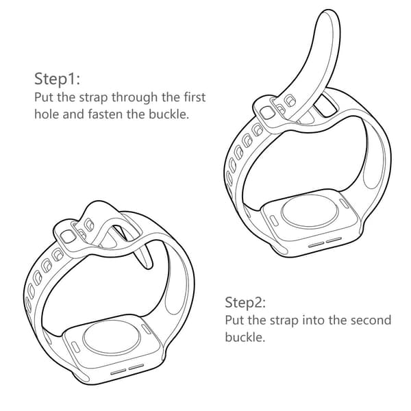 Silikonarmband Apple Watch 41mm Series 9 Svart