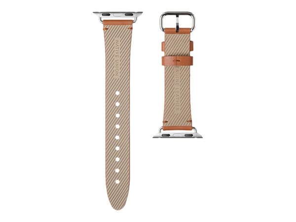 Native Union Classic - KlocKräm för smart klocka - brun - för Apple Watch Hermès Series 7, Hermès Series 9, Nike Series 7, Series 10, Series 8, Serie
