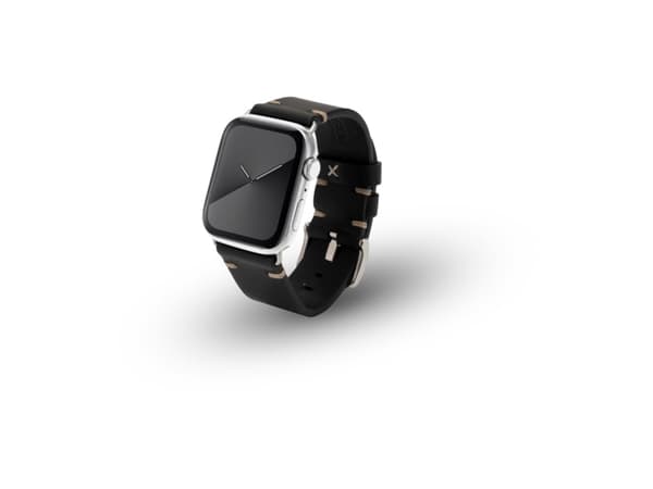JT BERLIN 10844, Band, Smartklokke, Sort, Apple, Watch Series 1-3 (42mm) & Series 4-6 (44mm), Series 8 (45mm), 49mm, Apple Watch Ultra, Ekte lær