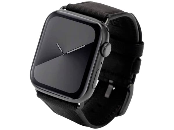 JT BERLIN 10840, Band, Smartklokke, Sort, Apple, Watch Serie 1-3 (42mm), Serie 4-8 (44 45mm), 49mm, Watch Ultra, Ekte lær
