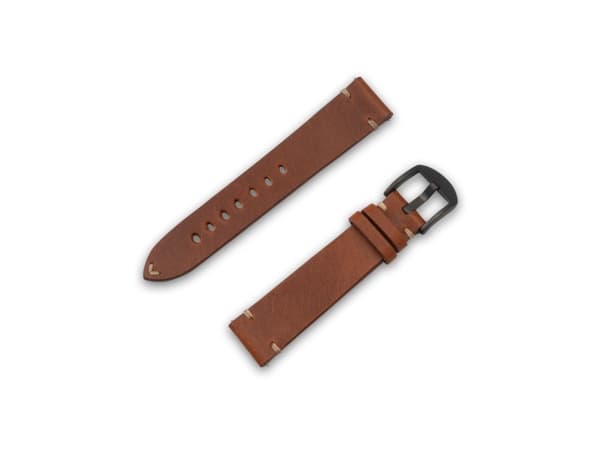 JT BERLIN Alex II, Band, Smartwatch, Brun, Universal, 20mm watch, Äkta läder
