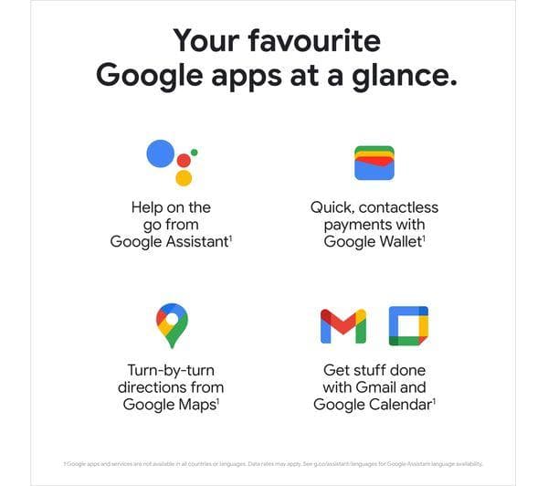 Google Pixel Watch WiFi with Google Assistant - Silver, Charcoal Strap