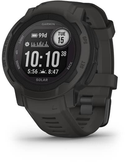 Garmin Instinct 2 Solar 2.29 cm (0.9") MIP 45 mm Digital 176 x 176 pixels Graphite GPS (satellite)