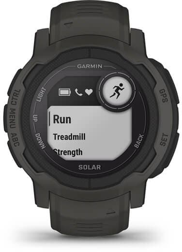 Garmin Instinct 2 Solar 2.29 cm (0.9") MIP 45 mm Digital 176 x 176 pixels Graphite GPS (satellite)